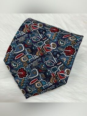 Vintage Via Veneto 100% Silk Hand Tailored Tie